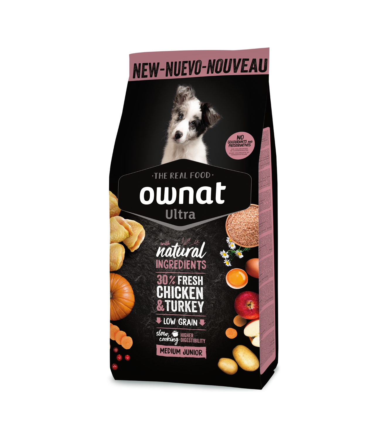 ownat ultra medium junior-croquettes pour chiots de taille moyenne