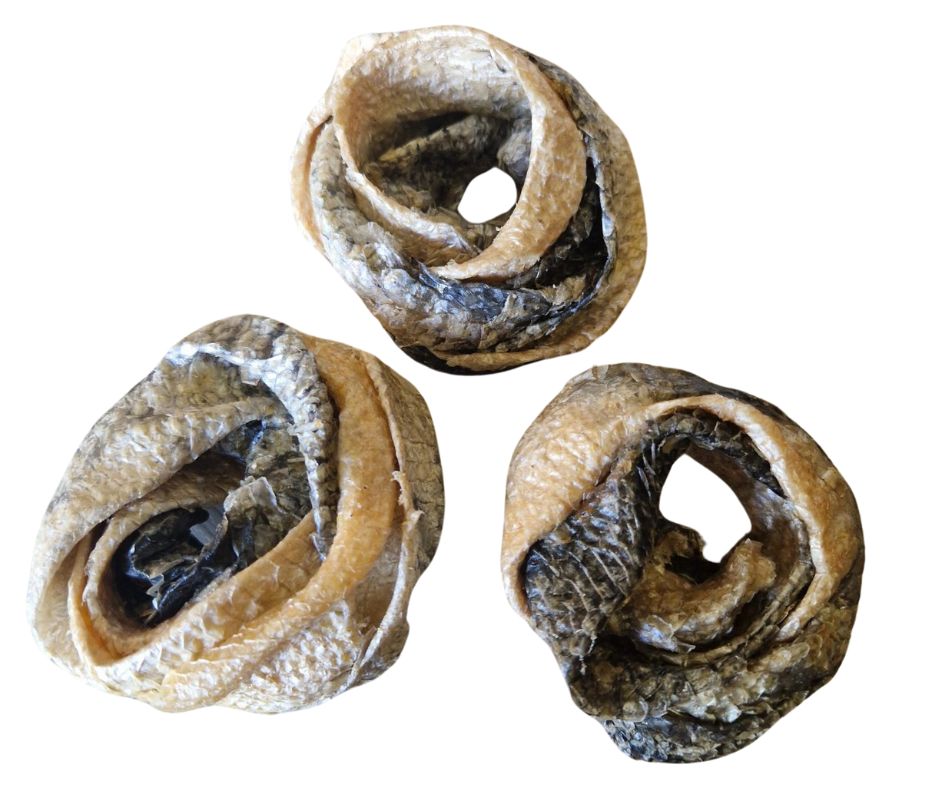 Rondelles de saumon-friandises naturelle au poisson pour chiens