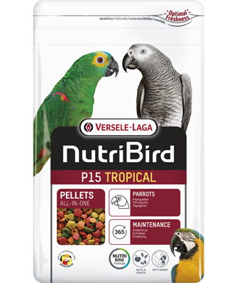 Nutribird P15 tropical-granulés extrudés-aliment dentretien pour perroquets