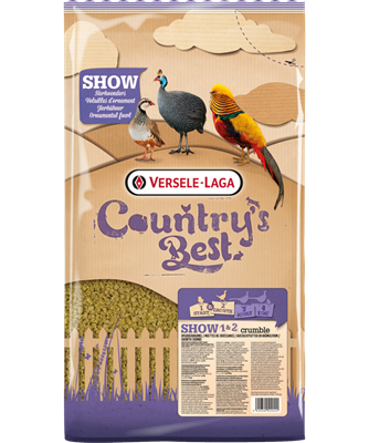 SHOW 1&amp;2 crumble-miettes de croissance pour faisans perdrix pintades cailles volailles dornements
