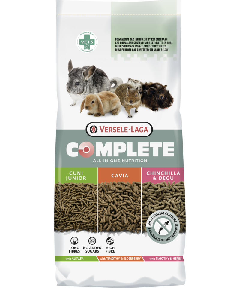 Cavia complete 8kg-extrudés sans céréales pour cobayes