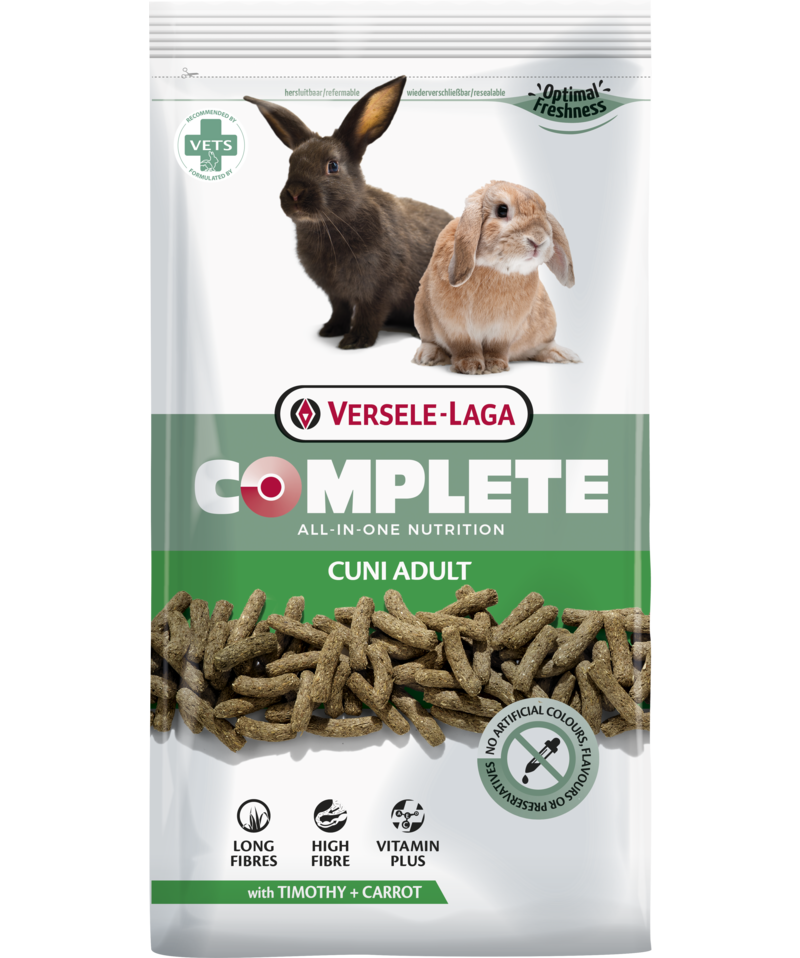 Cuni adult complete 3kg-extrudés sans céréales pour lapins