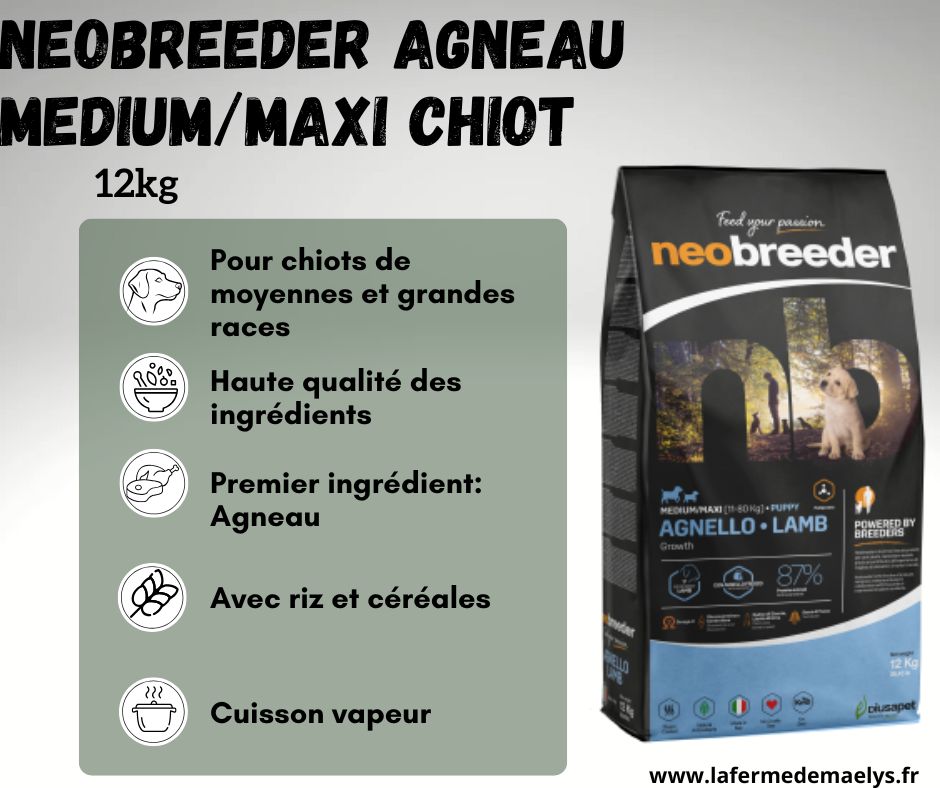 Neobreeder agneau puppy-croquettes pour chiots