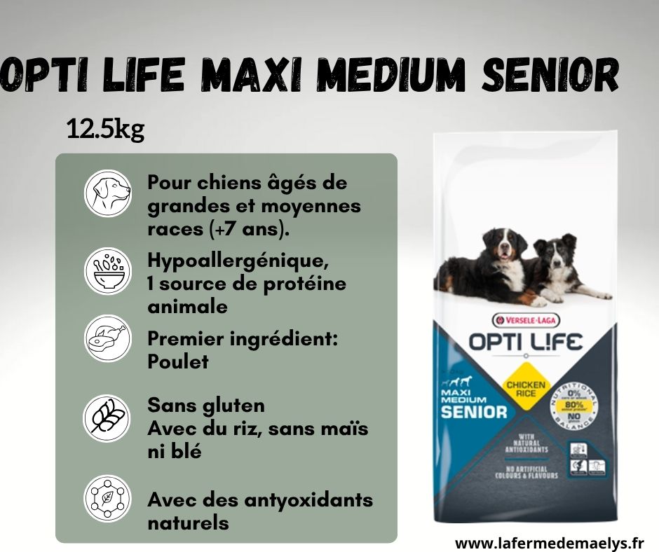 Opti life maxi medium senior-croquettes sans gluten pour grands et moyens chiens âgés Versele laga.png