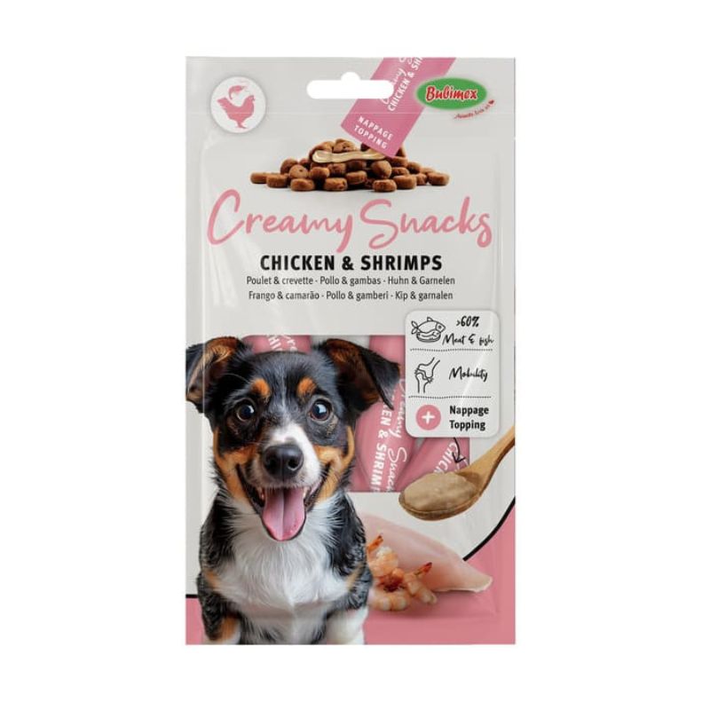Creamy poulet crevette bubimex-crème à lécher pour chiens