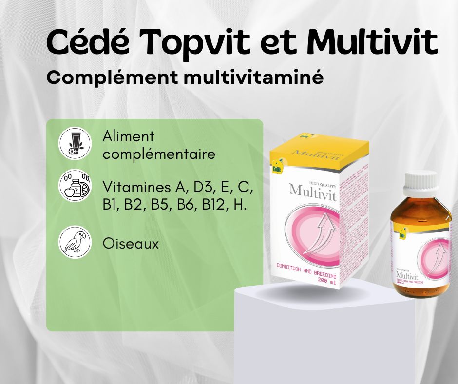 Cédé Multivit-multivitamines pour oiseaux