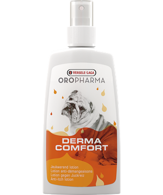 Derma confort-Lotion contre des démangeaisons du chien