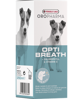 Opti breath-Bain de bouche contre la mauvaise haleine du chien