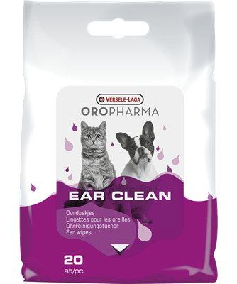 Ear clean-Lingettes humides pour les oreilles du chien et du chat