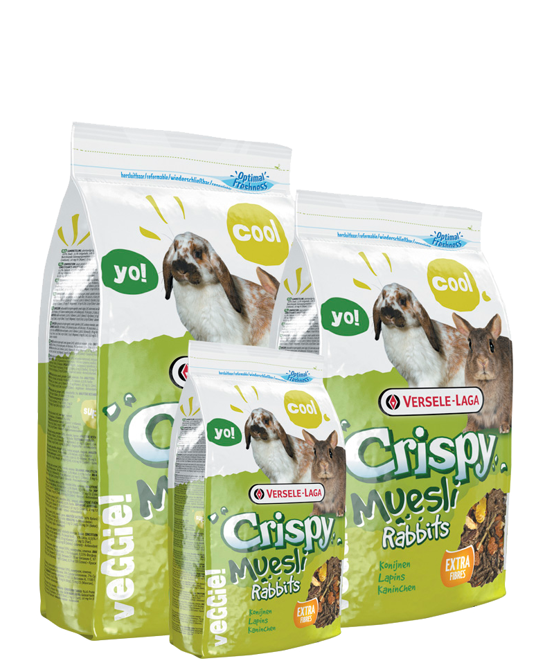 Crispy muesli rabbits-muesli pour lapins