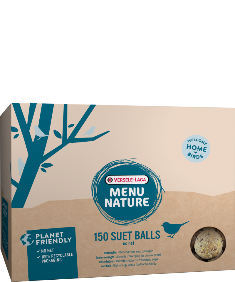 Boules de graisse x50 sans filet et avec support-versele laga pour oiseaux de la nature