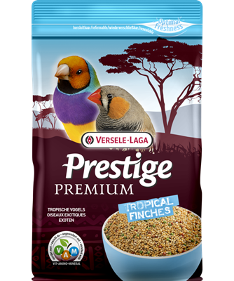 Prestige premium oiseaux exotiques-Mélange de graines enrichi en granulés VAM pour oiseaux exotiques