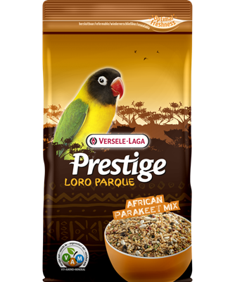 Prestige Loro Parque African Parakeet Mix-Mélanges de graines enrichi en granulés VAM-Perruches africaines
