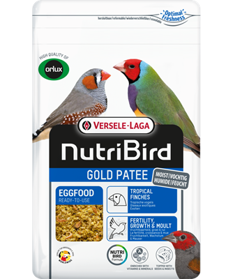 Gold pâtée oiseaux exotiques 1kg-Pâtée humide aux oeufs pour oiseaux