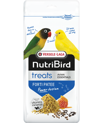 Nutribird treats forti patée 250g-Complément délicieux et nutritif pour lalimentation de tout oiseau