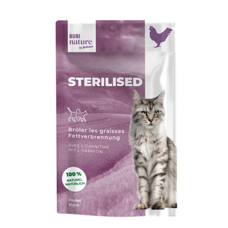 Bubi nature sterilised 70g- bubi nature care chat stérilisé
