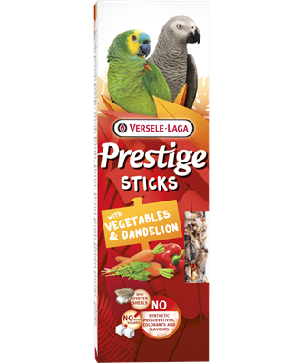 Prestige Sticks Perroquets avec Légumes &amp; Pissenlit