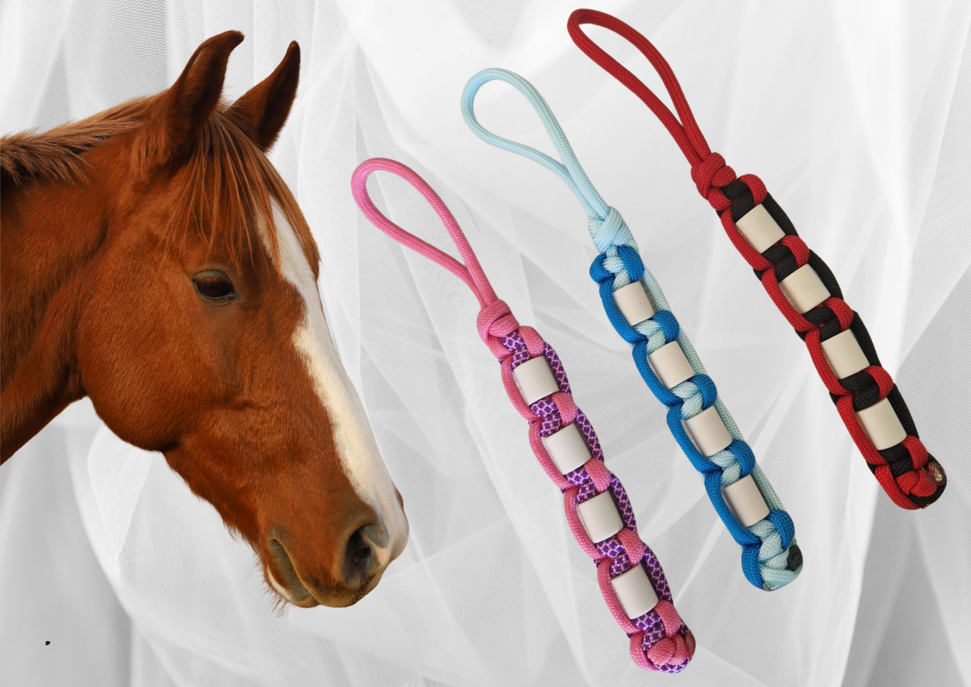 Charm cheval, perle ceramique anti tiques