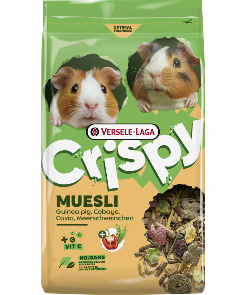 Crispy muesli guinea pig 9kg-mélange varié pour cochons dinde