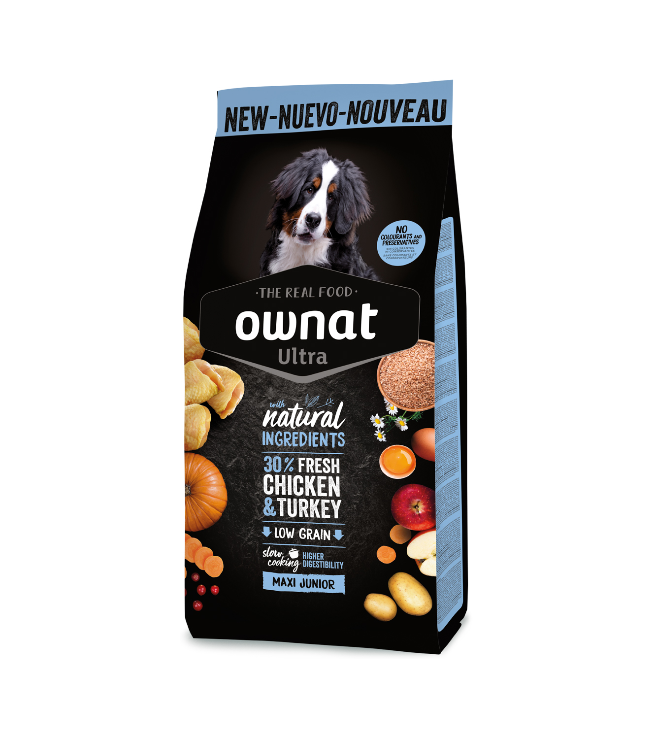 ownat ultra maxi junior 12kg pour chiots de grande race