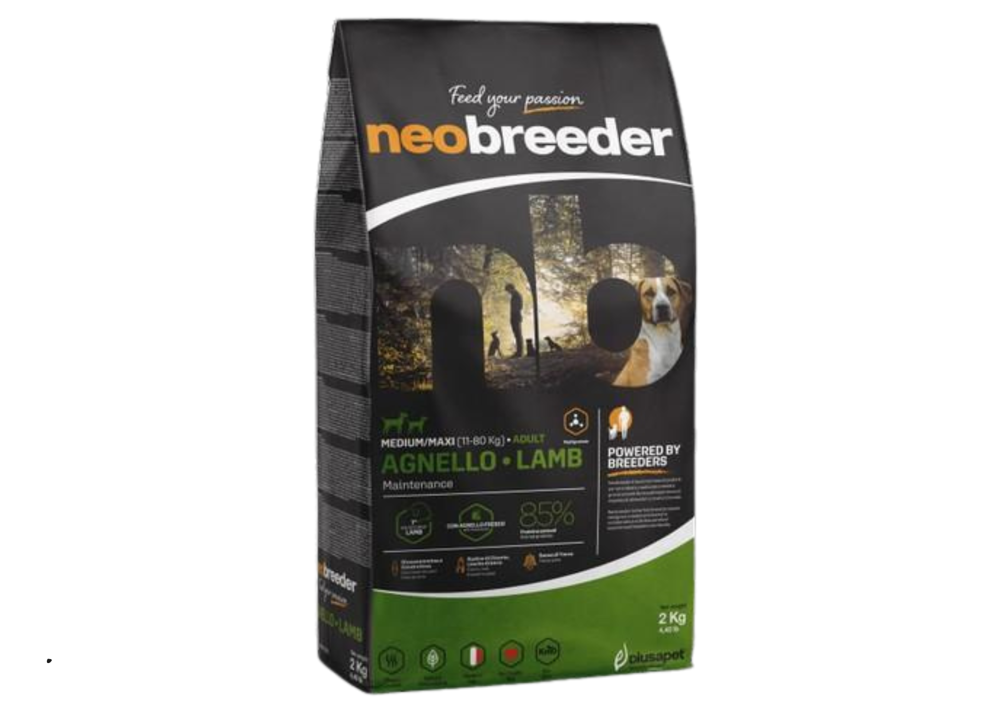 Neobreeder agneau medium maxi adult-croquettes pour chiens alleva