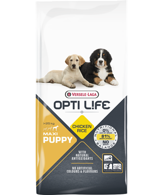 opti life chicken maxi puppy-croquettes pour chiots de grande race