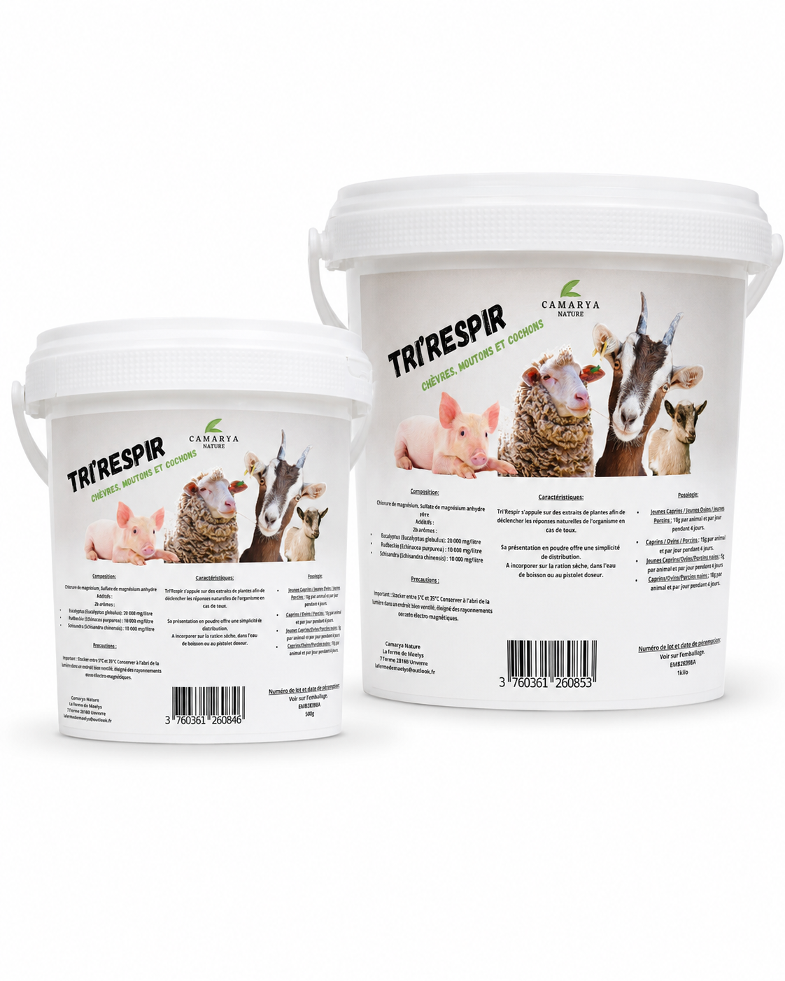 triRespir-toux eternuement respiratoire chèvre mouton et cochon