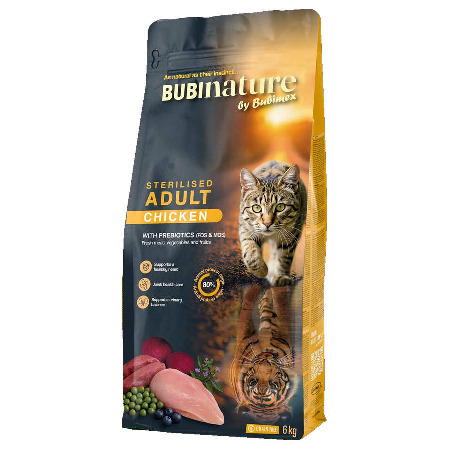 Croquettes BubiNature_sterilised_poulet_pour chats