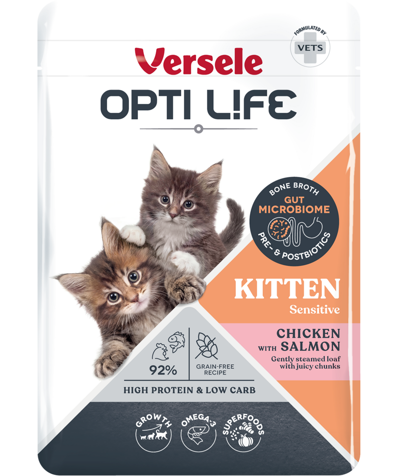 Opti Life chaton terrine saumon poulet 85 g