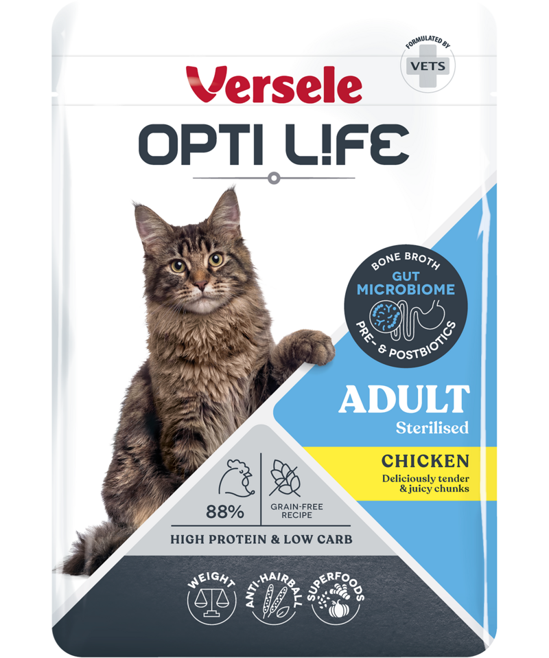 Opti Life chat stérilisé poulet en bouillon 85 g