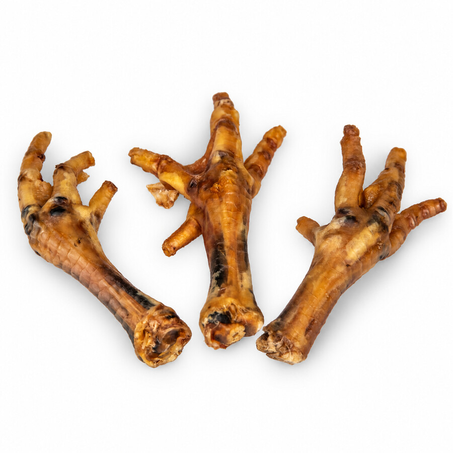 Pattes de poulet déshydratées pour chiens