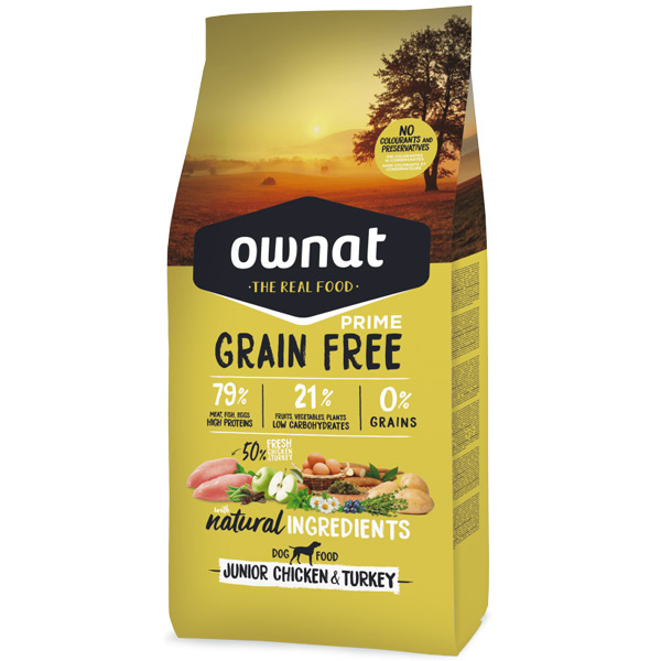 OWNAT grain free prime chicken junior 14kg