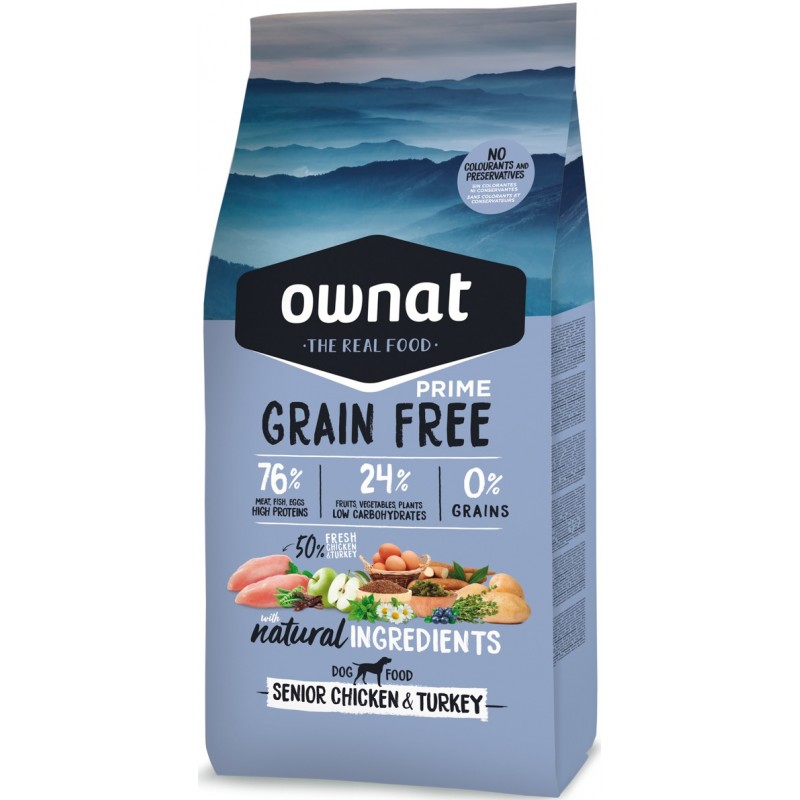 Ownat grain free prime senior