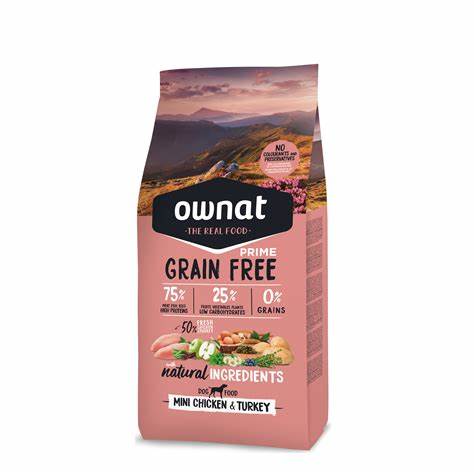 ownat grain free chicken mini adult 3kg