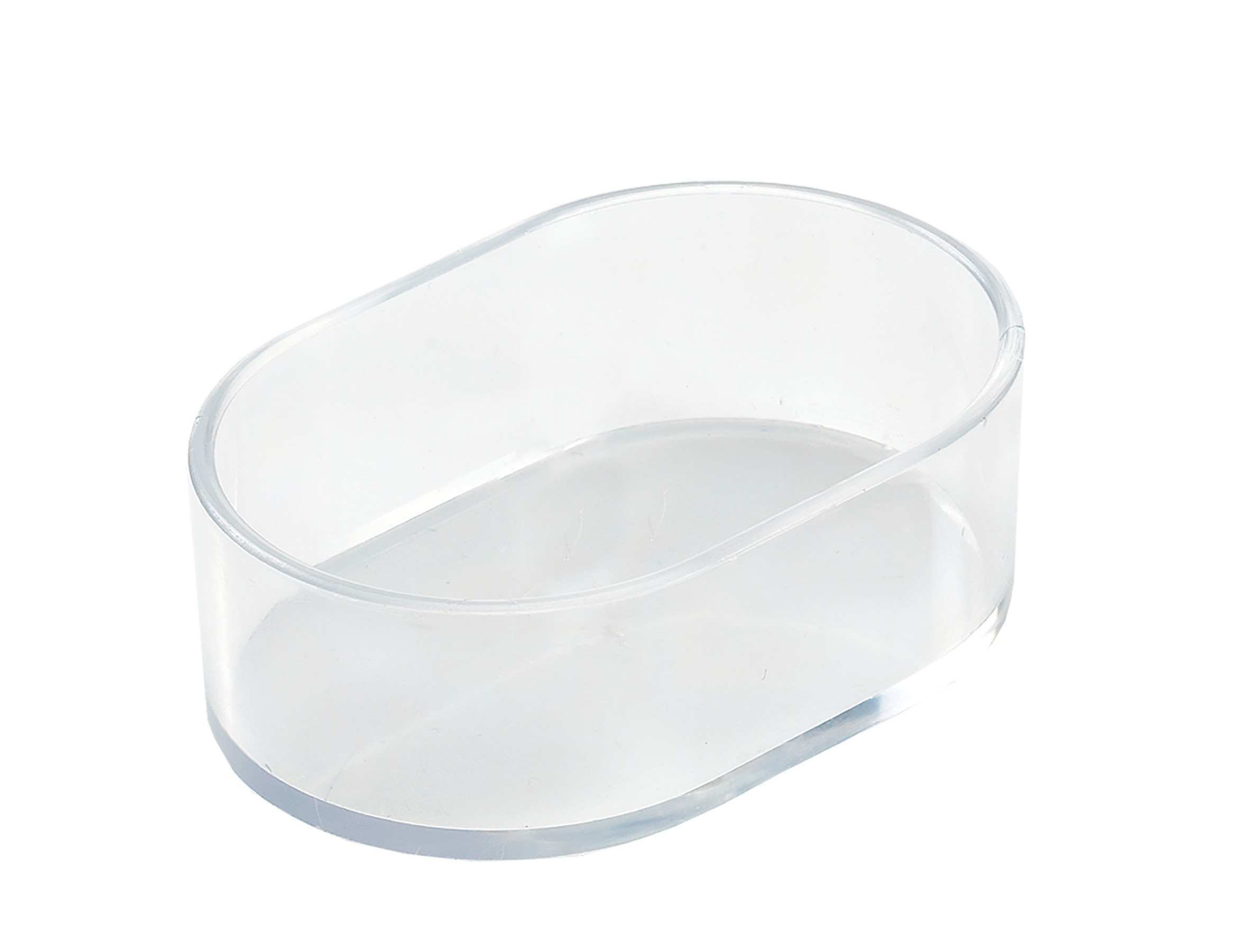 mangeoire ovale transparent