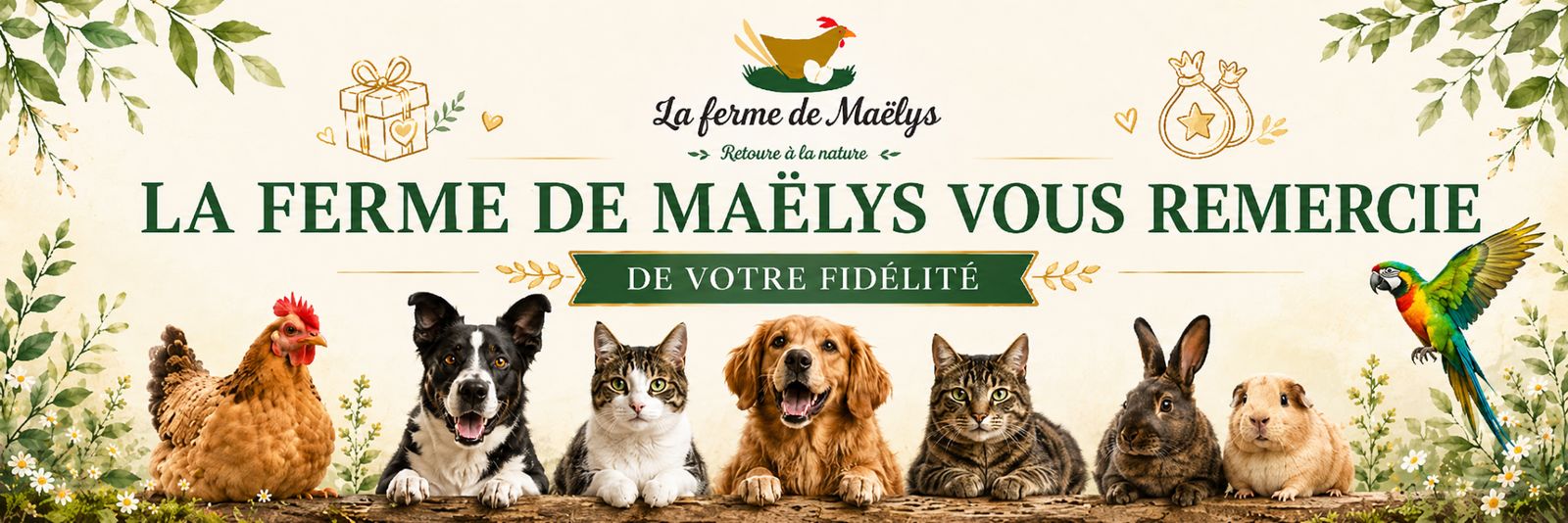 Programme de fidélité La Ferme de Maëlys