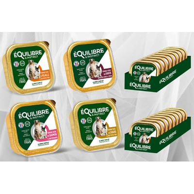 Pâtée pour chien équilibre et instinct terrine pour chien