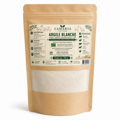 Argile blanche chevaux, chevres, moutons, vaches, bovins