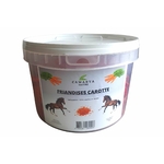 tranche de carotte chevaux700g, friandise naturel pour chevaux