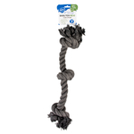corde 3 noeuds noir 60cm - jouet pour chien1
