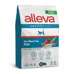 Alleva equilbrium poisson stérilisé pour chats 1.5kg - croquettes pour chats ultra premium - viande fraiche - cuisson vapeur