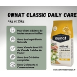 ownat classic daily care-croquettes pour chats adultes