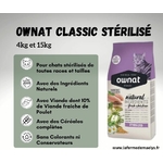 ownat classic stérilisé-croquettes pour chats stérilisés