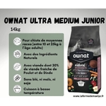 ownat ultra medium junior-croquettes pour chiots de moyenne race