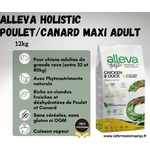 Alleva holistic chicken duck maxi adult-croquettes ultra premium pour grands chiens