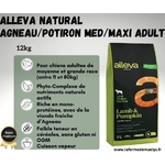 Alleva natural lamb pumpkin medium maxi adult-croquettes super premium pour chiens de moyenne et grande race