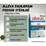 alleva equilibrium sterilized cat fish-croquettes pour chats stérilisés ou chat d'intérieur