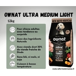 ownat ultra medium light, croquettes pour chiens en surpoids