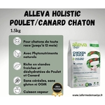 alleva holistic chicken duck kitten-croquettes ultra premium pour chatons