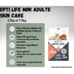 Opti life skin care mini adult-croquettes sans gluten saumon peau et poils pour petits chiens adultes Versele laga.png
